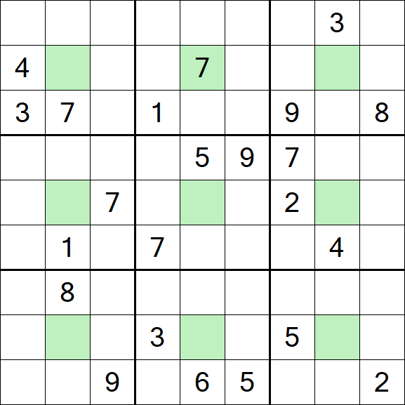 Center Dot Sudoku - Difícil