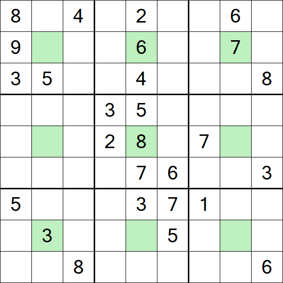 Center Dot Sudoku - Difícil