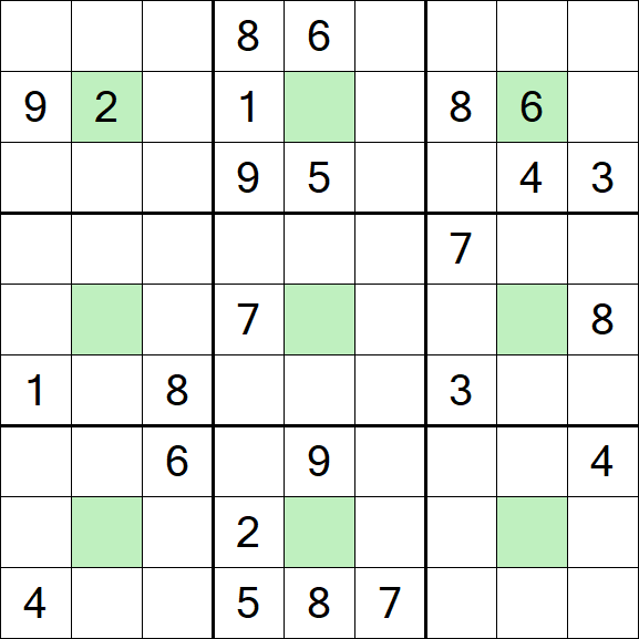 Center Dot Sudoku - Difícil