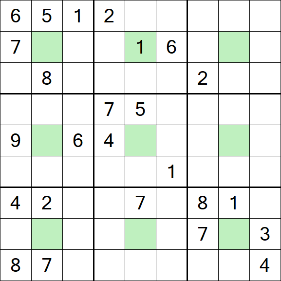 Center Dot Sudoku - Hard