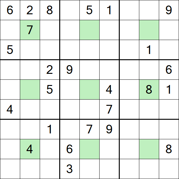 Center Dot Sudoku - Hard