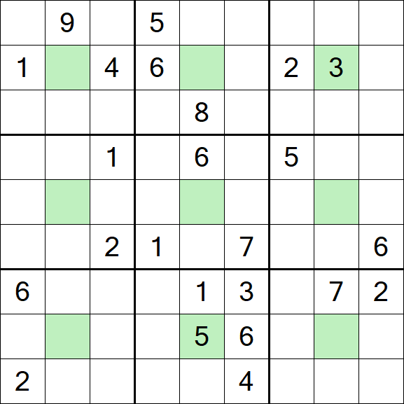 Center Dot Sudoku - Difícil