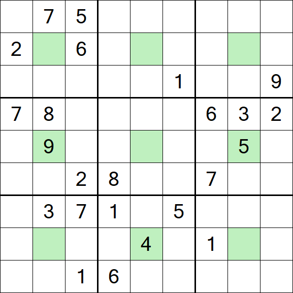 Center Dot Sudoku - Difícil