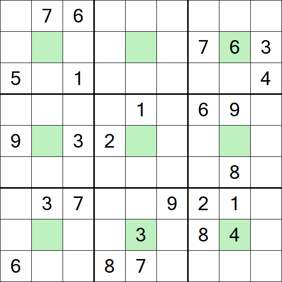 Center Dot Sudoku - Difícil