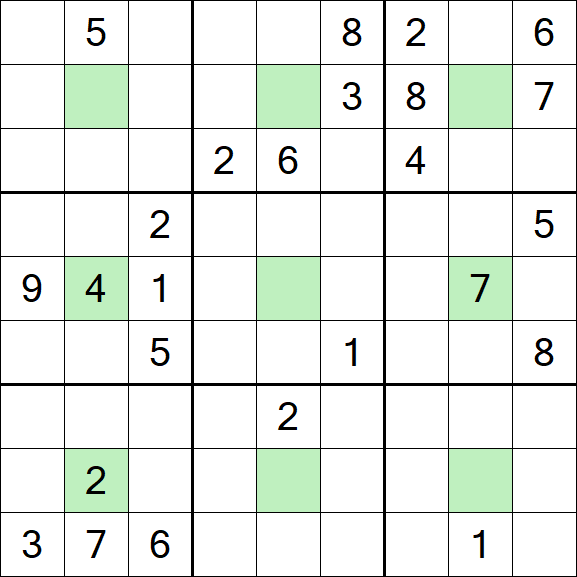 Center Dot Sudoku - Difícil