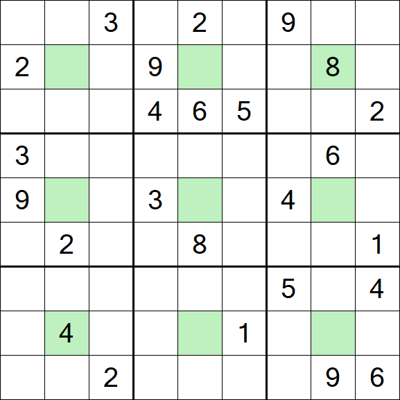 Center Dot Sudoku - Hard