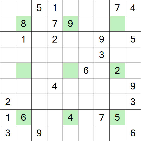 Center Dot Sudoku - Hard