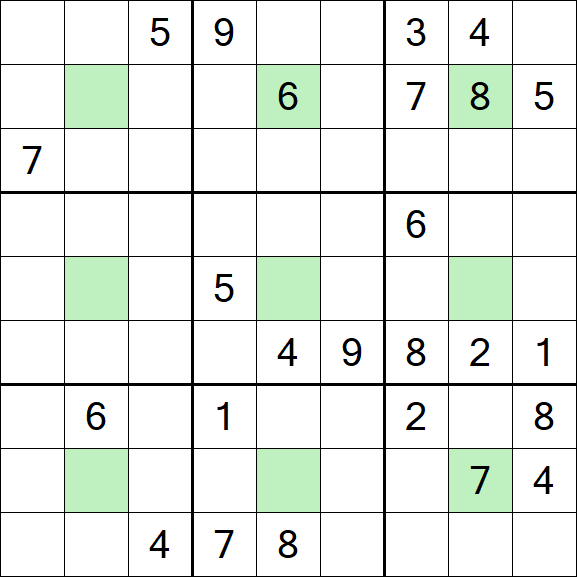 Center Dot Sudoku - Hard