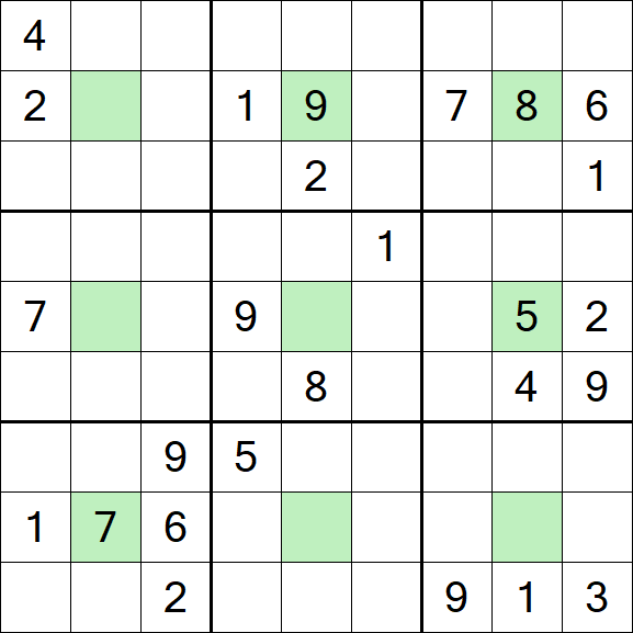 Center Dot Sudoku - Hard