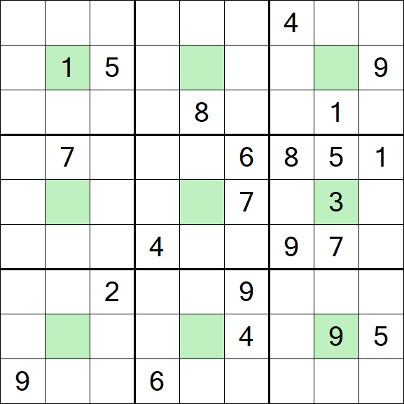 Center Dot Sudoku - Hard