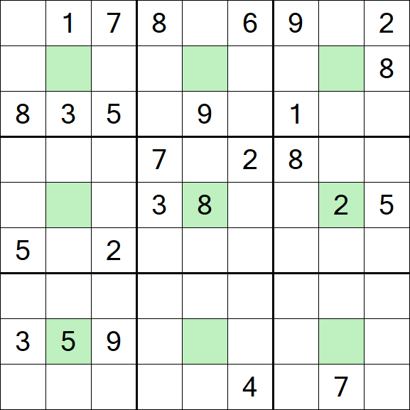 Center Dot Sudoku - Hard