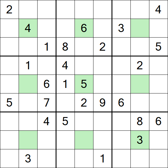 Center Dot Sudoku - Hard
