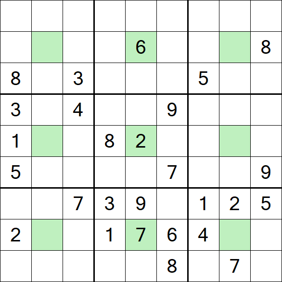 Center Dot Sudoku - Hard
