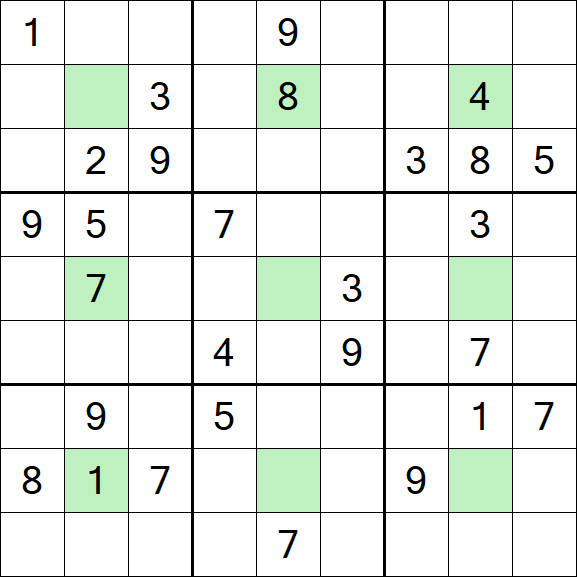Center Dot Sudoku - Hard