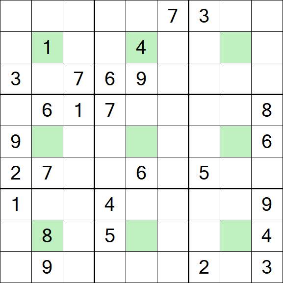 Center Dot Sudoku - Hard
