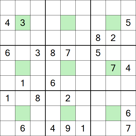 Center Dot Sudoku - Hard