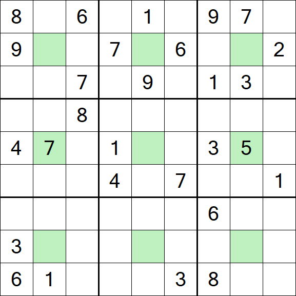 Center Dot Sudoku - Difícil