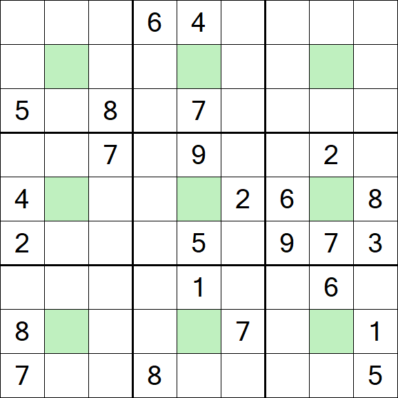 Center Dot Sudoku - Difícil