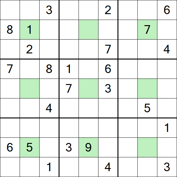 Center Dot Sudoku - Difícil