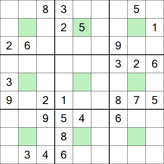 Center Dot Sudoku - Hard