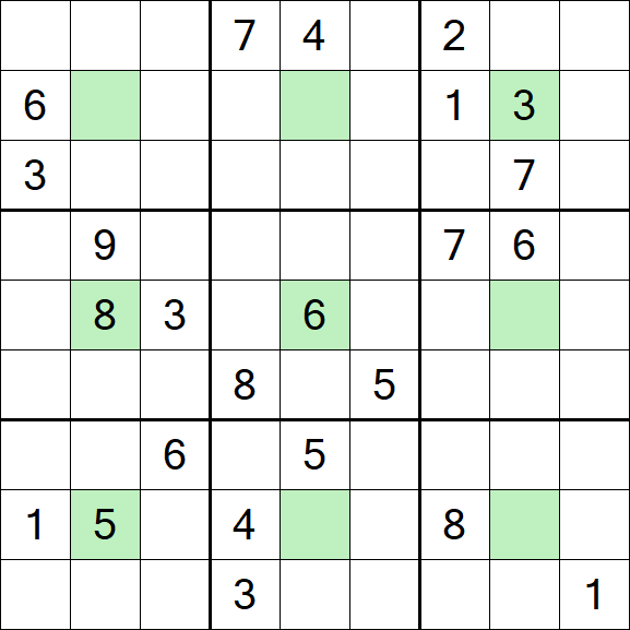 Center Dot Sudoku - Difícil