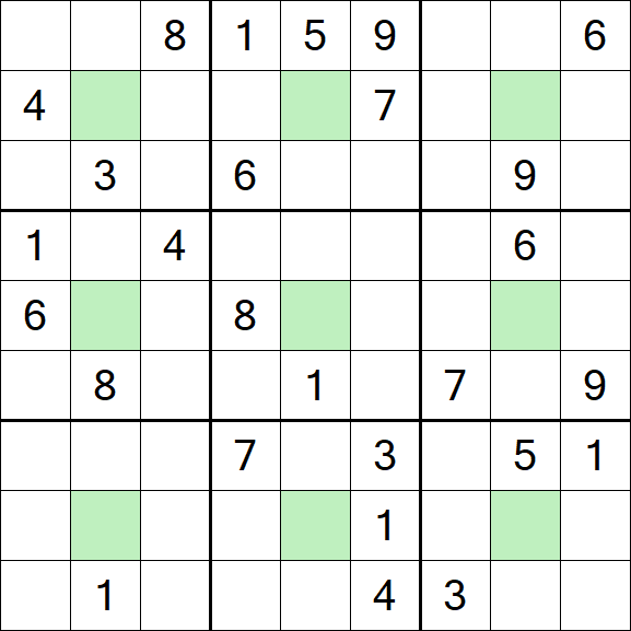 Center Dot Sudoku - Difícil