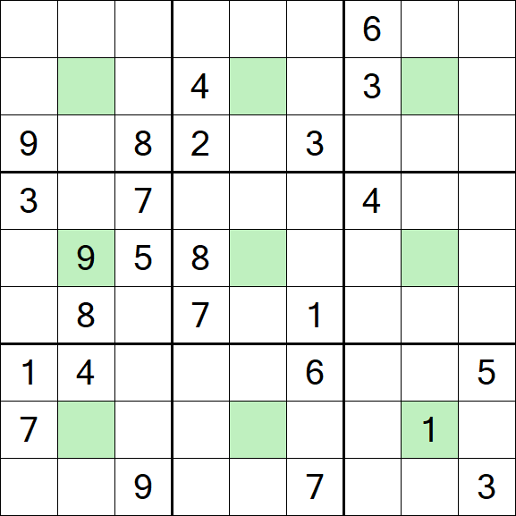 Center Dot Sudoku - Difícil