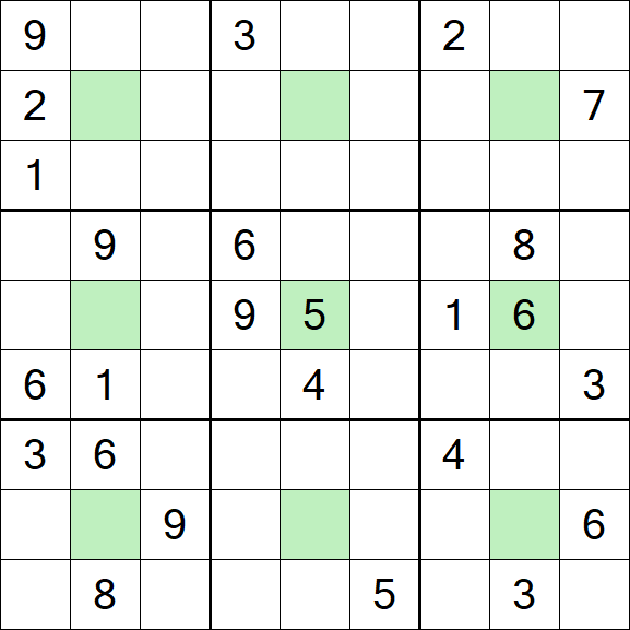 Center Dot Sudoku - Schwierig