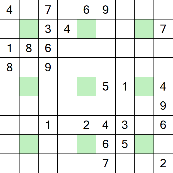 Center Dot Sudoku - Difícil