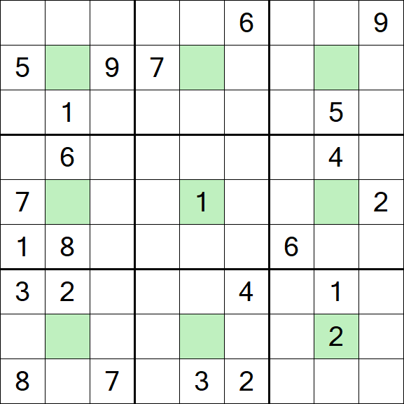 Center Dot Sudoku - Difficile