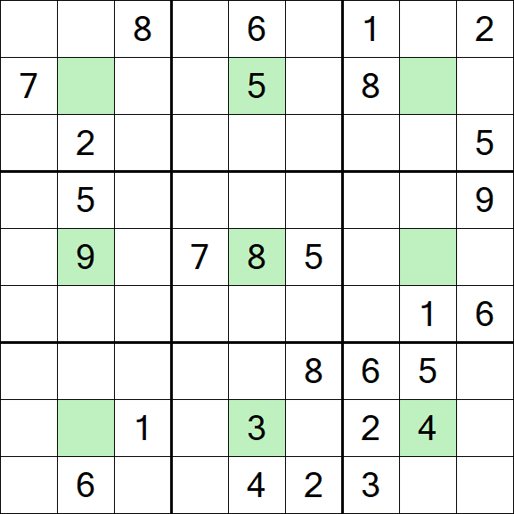 Center Dot Sudoku - Hard