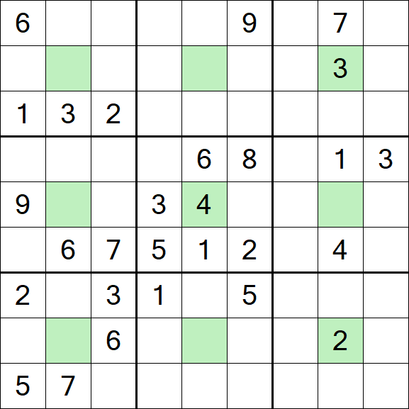 Center Dot Sudoku - Difficile
