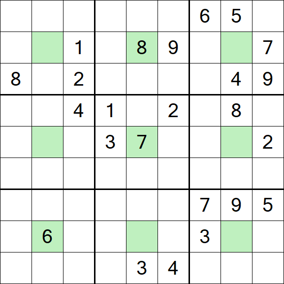 Center Dot Sudoku - Difficile