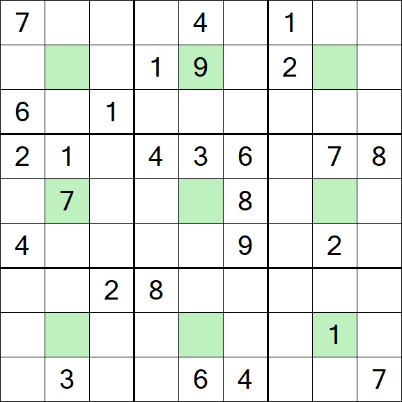 Center Dot Sudoku - Hard