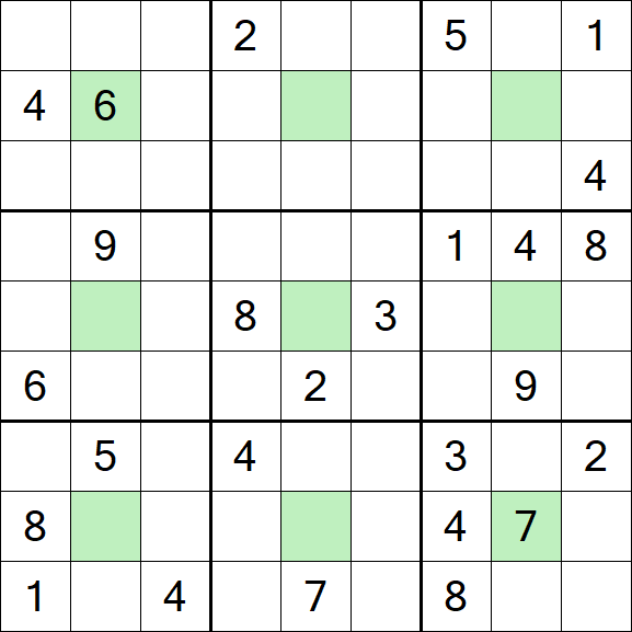 Center Dot Sudoku - Hard