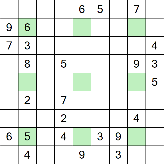 Center Dot Sudoku - Difficile