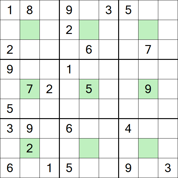 Center Dot Sudoku - Hard