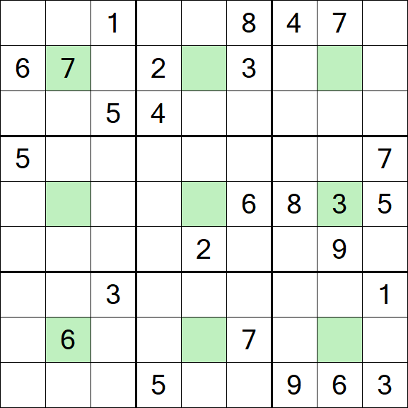 Center Dot Sudoku - Hard