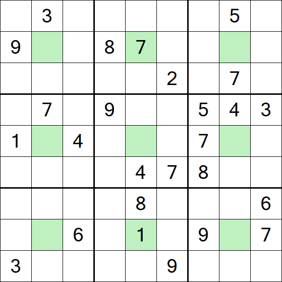 Center Dot Sudoku - Hard