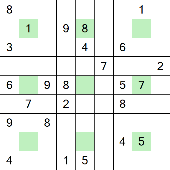 Center Dot Sudoku - Hard