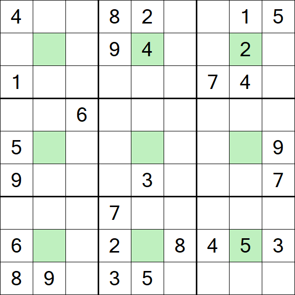 Center Dot Sudoku - Hard