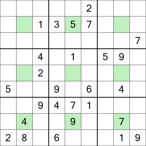 Center Dot Sudoku - Hard