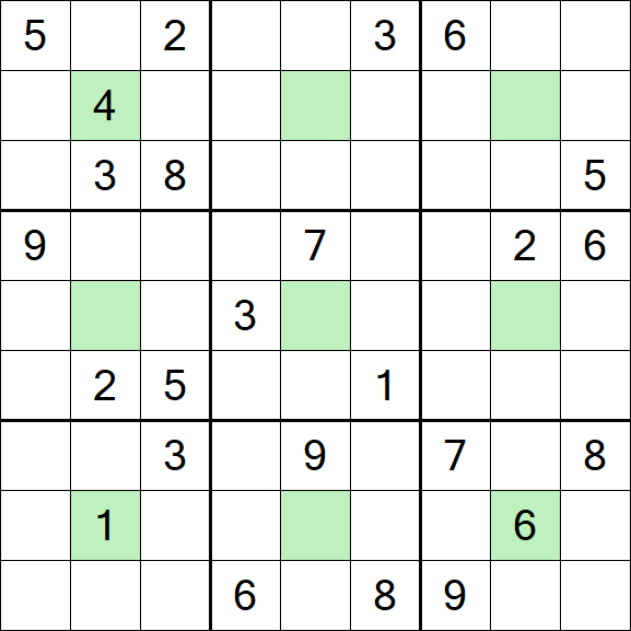 Center Dot Sudoku - Difficile