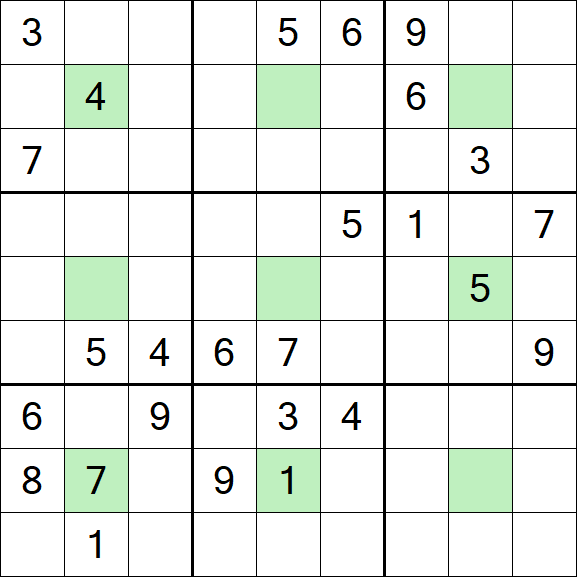 Center Dot Sudoku - Difficile
