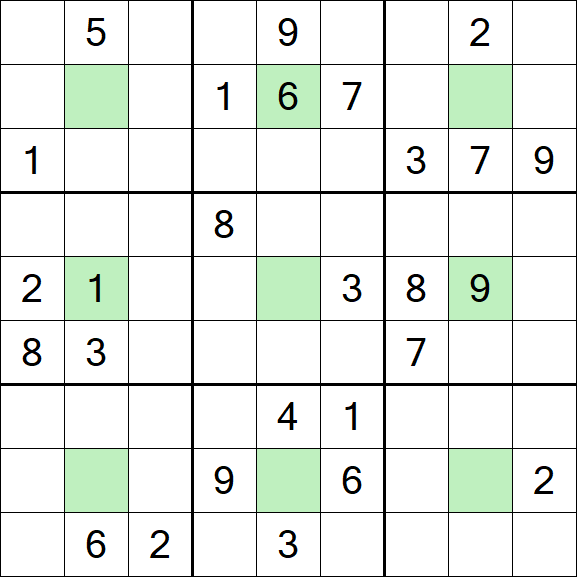 Center Dot Sudoku - Difficile