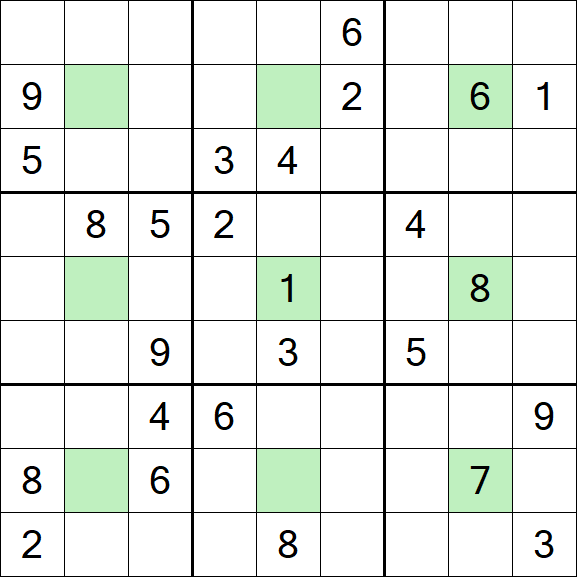 Center Dot Sudoku - Hard