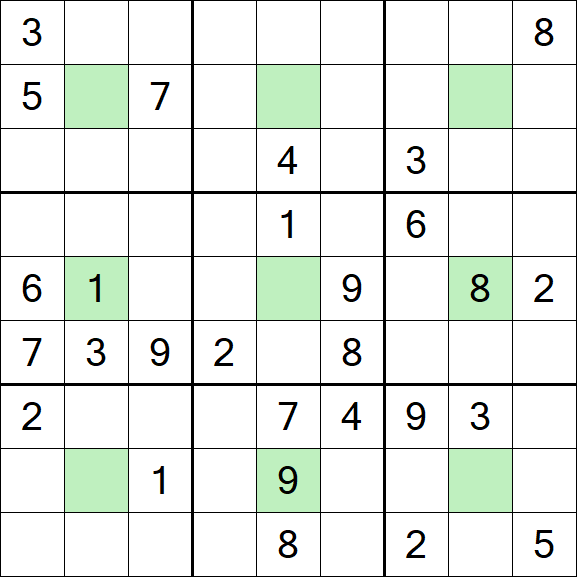 Center Dot Sudoku - Hard