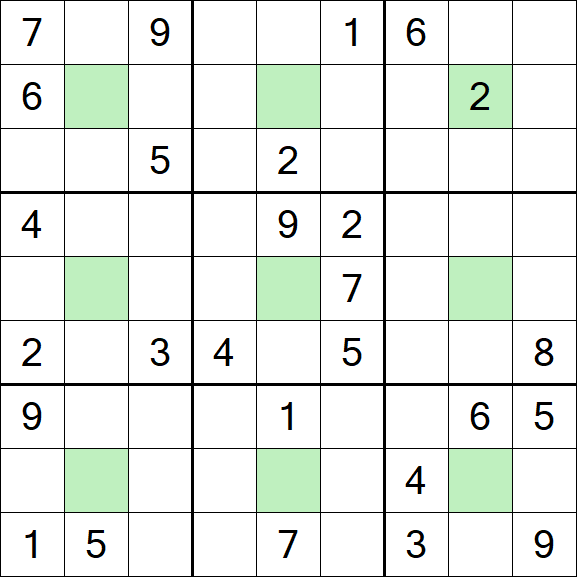 Center Dot Sudoku - Difficile
