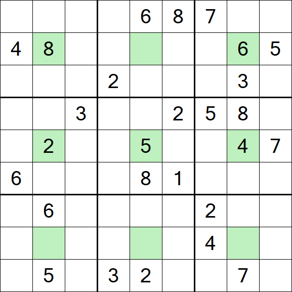 Center Dot Sudoku - Difficile