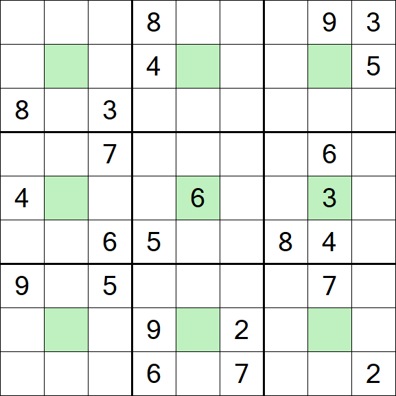 Center Dot Sudoku - Difícil